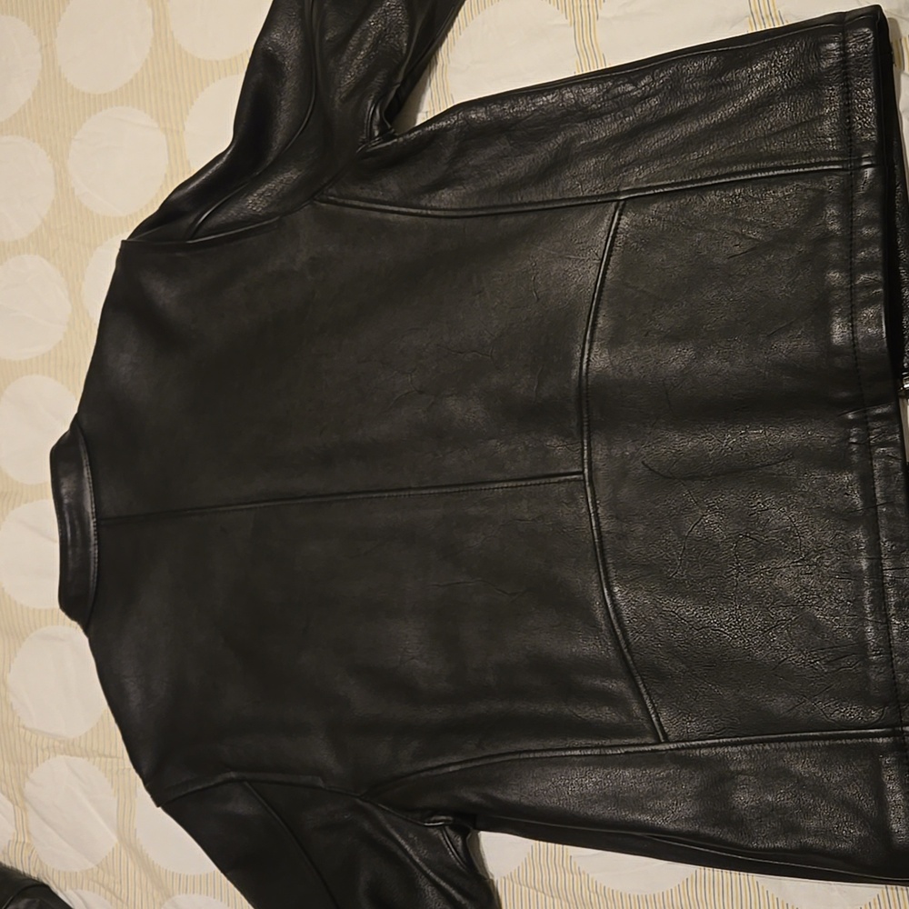 Dockers mens heavy leather jacket, 100% genuine leather, - Picture 5 of 7